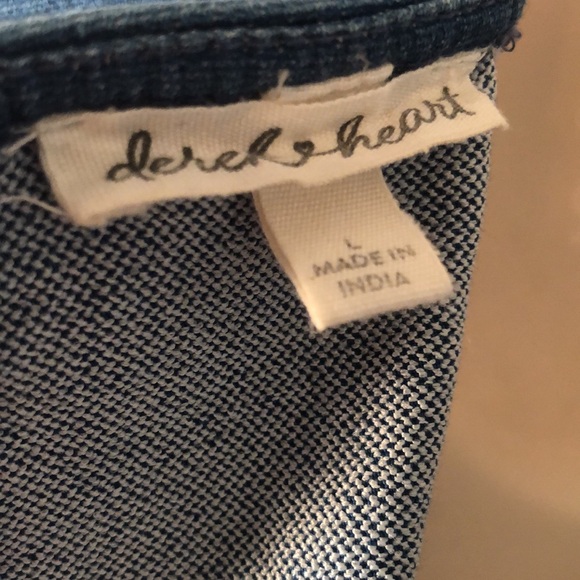 Women’s Y2k VTG spaghetti strap stretchy chambray denim dress - Picture 12 of 15